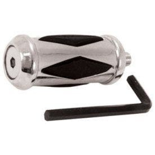 PartzBiz HD: 4409164-Mid USA 44113 V-Factor Chrome 2-1/4" x 1" Diamond Shift Peg 5/16-18 Mount Harley