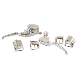 PartzBiz HD MU44745 - Mid USA 44745 Chrome Handlebar Controls & Switch Housings 96-06 Harley-Davidson Touring clutch brake master cylinder switch button covers PartzBiz HD MU44745 - Mid USA 44745 Chrome Handlebar Controls & Switch Housings 96-06 Harley-Davidson Touring clutch brake master cylinder switch button covers