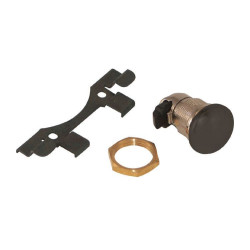 PartzBiz HD MU80687 - Mid USA Black Push Button Gas Fuel Door Latch Kit Harley FLH/T 92-16 80-687 PartzBiz HD MU80687 - Mid USA Black Push Button Gas Fuel Door Latch Kit Harley FLH/T 92-16 80-687