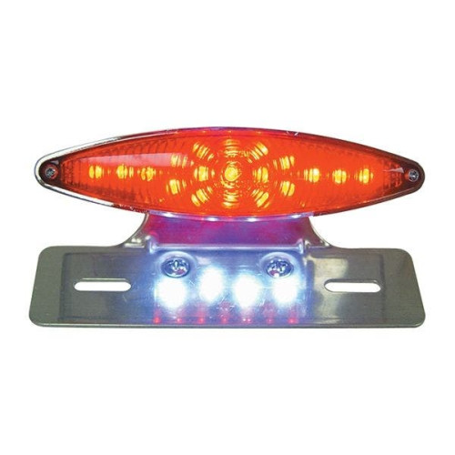 PartzBiz HD: 4409063-Mid USA Small Cateye Taillight/License Mount for Custom Harley Chopper 11240 PartzBiz HD: 4409063-Mid USA Small Cateye Taillight/License Mount for Custom Harley Chopper 11240