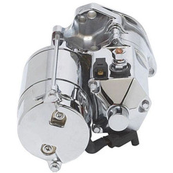 PartzBiz HD MW70-330 - Mid West Ultima Chrome Solenoid Cover w/ Starter Button Harley Big Twin '91-Up