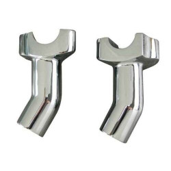 PartzBiz HD MW34-168 - MidWest 34-168 Chrome Aluminum 4.5" Tall 1" Handlebar Risers Harley Universal best new custom chopper bagger dresser motorcycle upgrade replacement PartzBiz HD MW34-168 - MidWest 34-168 Chrome Aluminum 4.5" Tall 1" Handlebar Risers Harley Universal best new custom chopper bagger dresser motorcycle upgrade replacement