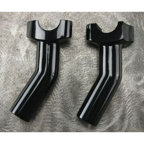 PartzBiz HD: 4408995-MidWest 34-173 Black Aluminum 4.5" Tall 1" Handlebar Risers Harley Universal best new custom chopper bagger dresser motorcycle upgrade replacement PartzBiz HD: 4408995-MidWest 34-173 Black Aluminum 4.5" Tall 1" Handlebar Risers Harley Universal best new custom chopper bagger dresser motorcycle upgrade replacement