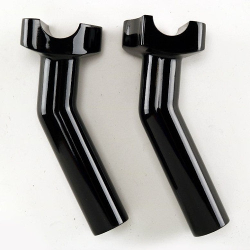 PartzBiz HD: 4408996-MidWest 34-174 Black Aluminum 5.5" Tall 1" Handlebar Risers Harley Universal best new custom chopper bagger dresser motorcycle upgrade replacement PartzBiz HD: 4408996-MidWest 34-174 Black Aluminum 5.5" Tall 1" Handlebar Risers Harley Universal best new custom chopper bagger dresser motorcycle upgrade replacement