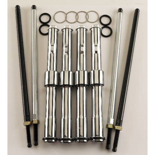 PartzBiz HD: 4408914-MidWest 91-995 Ultima Chrome Quick Change Adjustable PushRod Kit Harley Davidson EVO Evolution Big Twin Custom Motorcycle Chopper Bike Upgrade Replacement Best New Engine Performance PartzBiz HD: 4408914-MidWest 91-995 Ultima Chrome Quick Change Adjustable PushRod Kit Harley Davidson EVO Evolution Big Twin Custom Motorcycle Chopper Bike Upgrade Replacement Best New Engine Performance