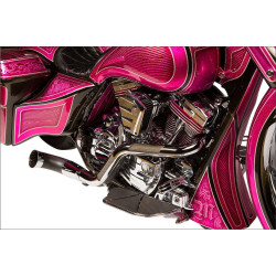 PartzBiz HD DS18001949 - Misfit Industries Trask TM-5700CH NBCTTC97 Chrome Black NB Nasty Bastard 2-1 Two Into One Exhaust Harley Touring Bagger Dresser 97-16 1800-1949 18001949 PartzBiz HD DS18001949 - Misfit Industries Trask TM-5700CH NBCTTC97 Chrome Black NB Nasty Bastard 2-1 Two Into One Exhaust Harley Touring Bagger Dresser 97-16 1800-1949 18001949