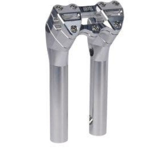 PartzBiz HD: 4408876-MJK P-4524 Chrome 10 ” Risers สำหรับ 1 1/8 ” แฮนด์ 2 ” Pullback Harley | พี-4524