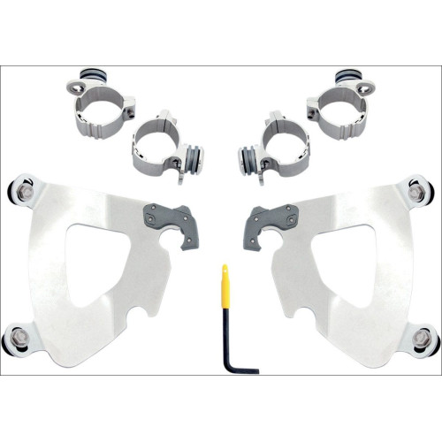 PartzBiz HD: 4408886-Memphis Shades Polished Trigger-Lock Mount Gauntlet Fairing Harley XL 48 1200X | MEK1984 PartzBiz HD: 4408886-Memphis Shades Polished Trigger-Lock Mount Gauntlet Fairing Harley XL 48 1200X | MEK1984