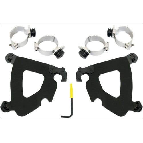 PartzBiz HD: 4408847-Memphis Shades Black Trigger-Lock Mount Gauntlet Fairing Harley Dyna 06-15 | เม.ย.1993 PartzBiz HD: 4408847-Memphis Shades Black Trigger-Lock Mount Gauntlet Fairing Harley Dyna 06-15 | เม.ย.1993