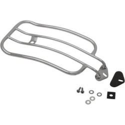 PartzBiz HD MWL-530-09-CH - Motherwell Chrome 11" x 7" Solo Luggage Rack Harley 06-15 Dyna FXD FXDB | MWL-530