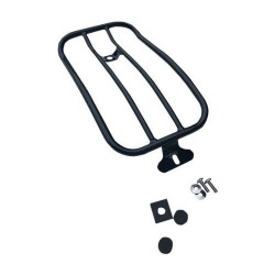 PartzBiz HD MWL-118-GB - Motherwell MWL-118GB Gloss Black 7" Solo Luggage Rack '18 Harley Softail FXLR M8 1510-0410 15100410