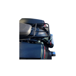 PartzBiz HD MWL-457A-GB - Motherwell Gloss Black 2-Up Detachable Luggage Rack for Harley Touring 09-22 | MWL-457A-GB