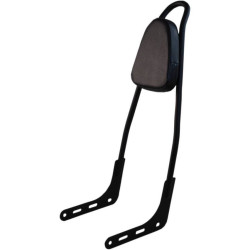 PartzBiz HD MWL-156T-18-WP-MB - Motherwell Matte Black Classic 25" Tall Sissy Bar w/ Pad for 18-Up Harley M8 Softail best new upgrade custom chopper bobber MWL156T18-MB-WP PartzBiz HD MWL-156T-18-WP-MB - Motherwell Matte Black Classic 25" Tall Sissy Bar w/ Pad for 18-Up Harley M8 Softail best new upgrade custom chopper bobber MWL156T18-MB-WP