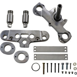 PartzBiz HD DS04080375 - Motor Trike MTFS-0185 Aluminum 6° Rake Triple Tree Harley FLSTC FLSTF 00-17 Softail Best New Front Suspension Fork Custom Chopper Bobber motorcycle Upgrade Replacement PartzBiz HD DS04080375 - Motor Trike MTFS-0185 Aluminum 6° Rake Triple Tree Harley FLSTC FLSTF 00-17 Softail Best New Front Suspension Fork Custom Chopper Bobber motorcycle Upgrade Replacement