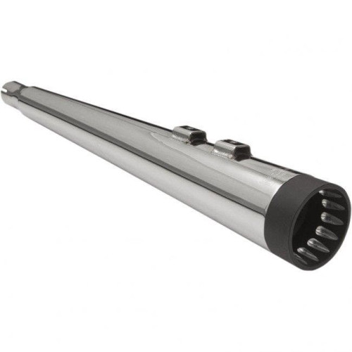 PartzBiz HD: 4408714-Bassani DNT Deep N Throaty Chrome พร้อม Black 4” Slip On Mufflers Megaphone 2017 | 1F572DNT6