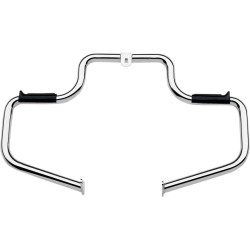 PartzBiz HD DS16240080 - Lindby Chrome Front Multibar Engine Guard for Harley FL Softail 00-14 - 1310