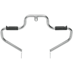 PartzBiz HD DS16240085 - Lindby Front Chrome Multibar Highway Engine Guard Bar for Harley Dyna FXD 91-14  - 1305