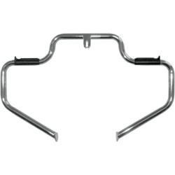 PartzBiz HD DS16240084 - Lindby Front Chrome Multibar Highway Engine Guard Bar for Harley Dyna FXDWG FXDF Models - 1304