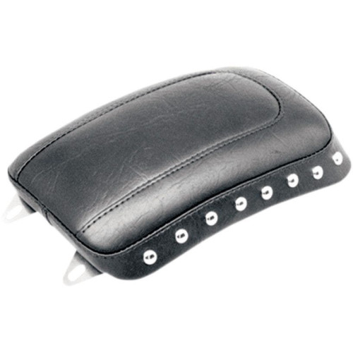 PartzBiz HD: 4408512-Mustang Chrome Studded Rear Seat Thin Pillion Only Harley 00-05 FXST 00-07 FLST | 75098 PartzBiz HD: 4408512-Mustang Chrome Studded Rear Seat Thin Pillion Only Harley 00-05 FXST 00-07 FLST | 75098