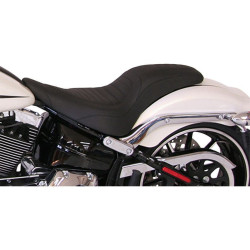 PartzBiz HD MD76781 - Mustang Seats Tripper Low Profile Tuck & Roll Stitch 2-up Seat Harley Breakout | 76781