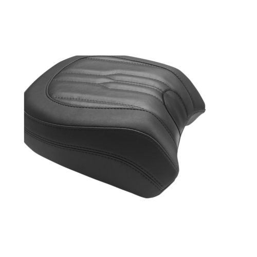 PartzBiz HD: 4408432-Mustang Solo Rear Black Harley Seat W/ Backrest Dagger Stitch 18-23 FLSB/FXLR/FXLRS | 79042 PartzBiz HD: 4408432-Mustang Solo Rear Black Harley Seat W/ Backrest Dagger Stitch 18-23 FLSB/FXLR/FXLRS | 79042