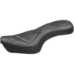 PartzBiz HD MD75238 - Mustang Super Tripper Carbon Style Seat 4 Harley 04-06 10-21 XL | 75238