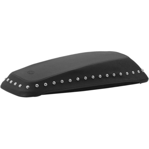 PartzBiz HD: 4408370-Mustang Vinyl Saddlebag Lid Covers w/ Chrome Studs Harley FLH/T 14-16 | 77623