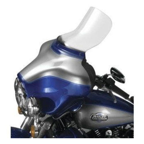 PartzBiz HD: 4408277-National Cycle N27401 Clear 10” Tall Wave Windscreen สำหรับ Harley FLTR 98-13 552580 Custom Road Glide อัพเกรดใหม่ที่ดีที่สุด