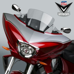 PartzBiz HD WP562-5021S - National Cycle V-Stream 10" Windshield Windscreen Clear Victory Cross Country | N20701