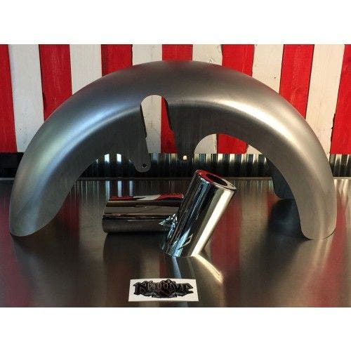 PartzBiz HD: 4408245-Native Custom Baggers 180mm Pitbull EASY Front Tire Kit for 84-13 FLH/T