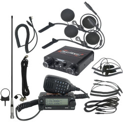 PartzBiz HD WP63-8315 - NavAtlas 2 Person In-Helmet Communication Package Intercom Headset & Radio