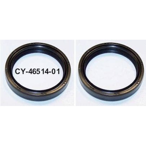 PartzBiz HD: 4408207-ใหม่ 2 แพ็ค 49 มม.ด้านหน้าส้อมซีล Harley Touring 84-up Repl OE #46514-01