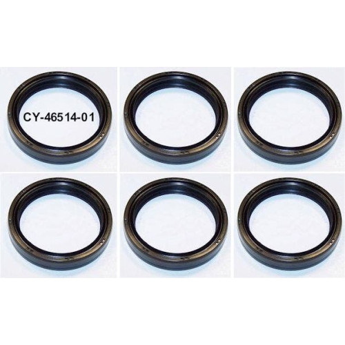 PartzBiz HD: 4408211-New 6 Pack 49mm Front Fork Seals Harley Touring 84-up Repl OE # 46514-01 PartzBiz HD: 4408211-New 6 Pack 49mm Front Fork Seals Harley Touring 84-up Repl OE # 46514-01