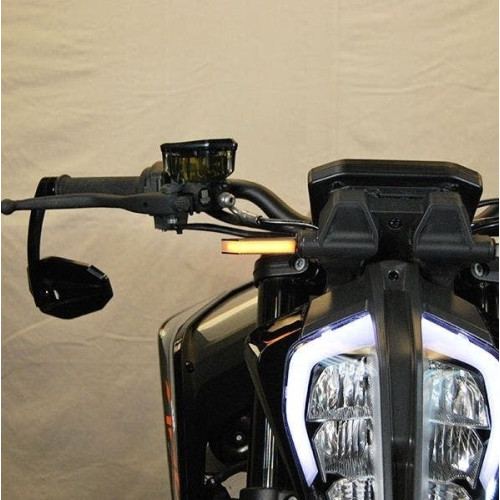 PartzBiz HD: 4408152-New Rage Cycles Black Front LED Turn Signal Indicator Lights 19-Up KTM 790 Duke PartzBiz HD: 4408152-New Rage Cycles Black Front LED Turn Signal Indicator Lights 19-Up KTM 790 Duke