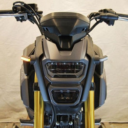 PartzBiz HD TR578962 - New Rage Cycles Black Slim LED Front Turn Signal Indicators Kit 13-15 Honda Grom PartzBiz HD TR578962 - New Rage Cycles Black Slim LED Front Turn Signal Indicators Kit 13-15 Honda Grom
