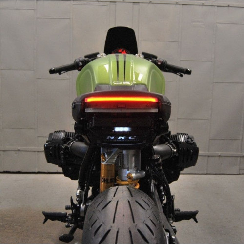 PartzBiz HD: 4408169-New Rage Cycles R9T-BOBBER Fender Eliminator Kit w/ LED Lights 16-18 BMW R NineT Best new upgrade replacement turn signals brake light indicator custom Bobber 578767
