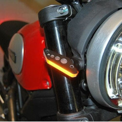 PartzBiz HD TR578935 - New Rage Cycles SCRAMBLER-FB Front Amber LED Turn Signals 15-18 Ducati Scrambler Best new upgrade replacement turn signals light indicator custom 578935 PartzBiz HD TR578935 - New Rage Cycles SCRAMBLER-FB Front Amber LED Turn Signals 15-18 Ducati Scrambler Best new upgrade replacement turn signals light indicator custom 578935