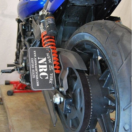 PartzBiz HD: 4408133-New Rage Cycles SROD-SIDE License Plate Mount Kit w/ LED 12-17 Harley Street Rod PartzBiz HD: 4408133-New Rage Cycles SROD-SIDE License Plate Mount Kit w/ LED 12-17 Harley Street Rod