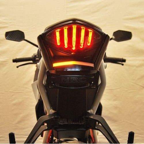 PartzBiz HD: 4408137-New Rage Cycles Tucked Fender Eliminator w/ LED Signal 14-18 KTM 1290 Super Duke