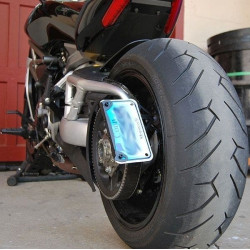 PartzBiz HD TR578771 - New Rage Cycles XD-SIDE Mount License Plate Kit w/ LED 16-18 Ducati XDiavel 1200 upgrade best new motorcycle