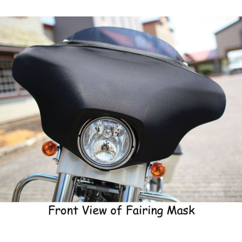 PartzBiz HD: 4408121-NoviStretch Harley Batwing Style Fairing Mask 69-Later Heavy Duty Synthetic PartzBiz HD: 4408121-NoviStretch Harley Batwing Style Fairing Mask 69-Later Heavy Duty Synthetic