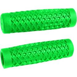 PartzBiz HD DS06302624 - ODI B02VTN Green Vans Rubber 1" Dia. 5" Length Motorcycle Handlebar Grips Harley best new chopper bobber classic upgrade replacement custom