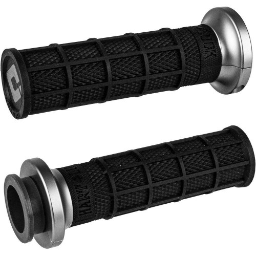 PartzBiz HD: 4408101-ODI Harley Hart-Luck Signature V-Twin Gunmetal Grips Harley Cable Throttle 84-Up