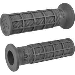 PartzBiz HD DS06302737 - ODI Hart-Luck Signature Full-Waffle Slip-On Grips 1" Graphite Harley & Custom