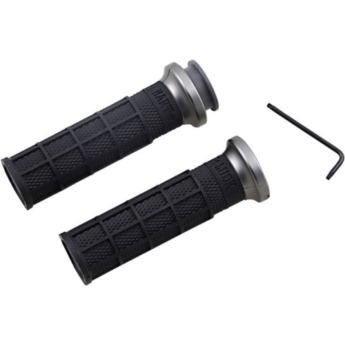 PartzBiz HD: 4408068-ODI Hart-Luck Signature V-Twin Gunmetal Waffle 1" Grips Indian Touring 18-Up PartzBiz HD: 4408068-ODI Hart-Luck Signature V-Twin Gunmetal Waffle 1" Grips Indian Touring 18-Up
