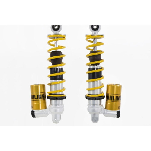 PartzBiz HD: 4408026-Ohlins HO 819 ด้านหลัง Mini S36 โช๊ค Piggyback Suspension Honda Monkey MSZ125 2019 สปริงกันสะเทือน race track street อัพเกรด BESTFOR PERFORMANCE เปลี่ยน