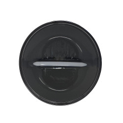PartzBiz HD WP226-0103 - Pathfinder LED HD5CLB Black Classic 5.75" Headlight Universal Plug n Play High Output Bright DRL Motorcycle Power Sports Harley Custom 226-0103 2260103