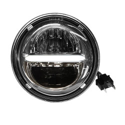 PartzBiz HD WP226-0102 - Pathfinder LED HD5CLC Chrome Classic 5.75" Headlight Universal Plug n Play High Output Bright DRL Motorcycle Power Sports Harley Custom 226-0102 2260102