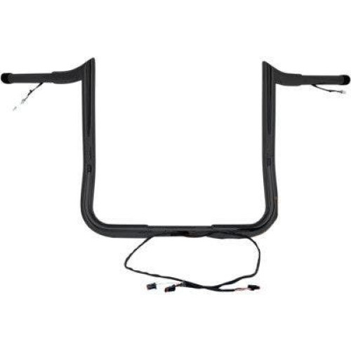PartzBiz HD: 4407959-Paul Yaffe Bagger Nation Black 1 1/4" Pre-Wired Monkey Bars Harley Touring 14-20 0601-5305 0601-5307 0601-5309 0601-5311 0601-5312 0601-5313 MBBPW-8 MBBPW-10 MBBPW-12 MBBPW-14 MBBPW-16