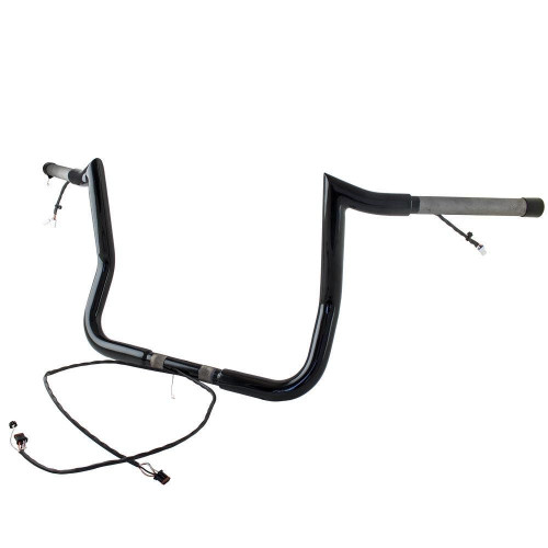 PartzBiz HD: 4407923-Paul Yaffe Bagger Nation Black 14" Monkey Bar Pre Wired Harley FLH Touring 14-Up 827-05604 MBBPW-14 B electra road street glide king best for performance custom 
